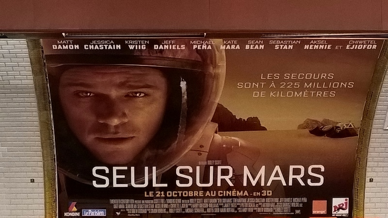 Seul sur Mars métro