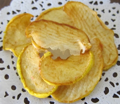 pommes déshydratées