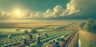 La plantation des pommes de terre