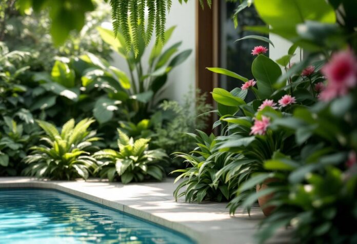 Les plantes idéales à planter autour d'une piscine : sublimer son espace avec des végétaux adaptés