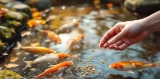 Faut-il nourrir les poissons de bassin en automne ? Bassin nourriture poisson automne