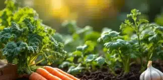 Que semer et planter au potager en automne pour un potager productif ? planter Que semer et planter au potager en automne pour un potager productif ? L’automne marque une étape essentielle dans la vie du potager. Contrairement à ce que l’on pourrait croire, cette saison n’est pas uniquement consacrée à la récolte des derniers légumes d’été ou à l’entretien du sol. Elle offre également de belles opportunités pour semer, planter et préparer le potager aux cultures d’hiver ainsi qu’au printemps suivant. Avec quelques gestes adaptés, il devient possible de faire durer le plaisir du jardinage tout en assurant la biodiversité et la fertilité du sol. Quels légumes-racines choisir pour l’automne ? La période automnale reste très propice aux semis et plantations de nombreux légumes-racines. Ceux-ci apprécient souvent la fraîcheur et supportent facilement les petits coups de froid. Planter ces cultures en fin de saison permet de profiter de récoltes précoces dès la sortie de l’hiver. Parmi les incontournables, on retrouve les carottes qui gagnent en douceur après quelques nuits fraîches. Les navets, radis, betteraves et panais montrent aussi une belle capacité d’adaptation à cette période de l’année. Installer ces variétés garantit au potager une belle diversité nutritive au retour du printemps. Oignons, échalotes et ail : comment réussir leur culture en automne ? Planter les oignons, échalotes et ail durant l’automne assure une croissance plus précoce et vigoureuse. En racinant lentement pendant l’hiver, les bulbes résistent mieux aux aléas climatiques. Choisir un emplacement bien drainé réduit le risque de maladies liées à l’humidité. Pour optimiser la réussite de ces plantations, prévoir une terre légère enrichie en compost ou fumier bien décomposé favorise une production généreuse. Un paillage léger protège efficacement contre les premières gelées tout en limitant la pousse des mauvaises herbes. Céleri rave : quand et comment le semer ? Le céleri rave fait partie des légumes-racines à ne pas négliger en automne. Cette plante robuste tolère bien la baisse des températures et se développe durant toute la saison froide. Un semis en godet sous abri, suivi d’une mise en pleine terre avant les grands froids, permet d’assurer un bon enracinement. Maintenir une bonne humidité sans excès encourage sa croissance. La patience est de mise, car il se récolte généralement plusieurs mois après. Les choux et verdures robustes : alliés du potager automnal Choux pommés et choux-fleurs, avec leur résistance aux basses températures, trouvent parfaitement leur place au potager en automne. Leurs feuilles épaisses offrent une protection naturelle face aux premiers frimas. Installer ces légumes avant les grandes pluies limite aussi les attaques parasitaires. Planter ces verdures robustes apporte volume et structure à la parcelle, tout en diversifiant l’alimentation, notamment lorsque les cultures estivales se raréfient. Des soins réguliers, comme une surveillance des limaces et des apports d’engrais naturels, garantissent des têtes bien formées. Laitues d’hiver et mâche : quelles salades privilégier ? Même en plein automne, il reste possible de prolonger la récolte des feuilles tendres grâce aux laitues d’hiver et à la mâche. Ces deux salades sont réputées pour leur résistance au froid et s’épanouissent là où d’autres variétés dépériraient rapidement. Un semis échelonné chaque quinzaine multiplie les chances de récoltes abondantes même quand la lumière diminue. Prévoir un voile de protection en cas de températures extrêmes permet de préserver la fraîcheur et la saveur des jeunes pousses. Épinards : un incontournable pour le potager d’automne Peu exigeant, l’épinard occupe avantageusement les espaces laissés vides après la récolte des légumes d’été. Sa croissance rapide lui donne un attrait unique pour garnir rapidement les planches du potager. Un semis direct en ligne, dans une terre enrichie d’amendements organiques, produit de larges feuilles prêtes à être cuisinées dès les premières semaines. Laisser pousser quelques plants jusqu’à maturité assure également une belle montaison lors du redémarrage printanier. Faut-il privilégier les légumineuses et engrais verts en automne ? Installer des fèves, pois et vesce en automne présente de multiples avantages. Leur croissance débute doucement avant l’hiver puis s’accélère dès le rallongement des jours. Riches en azote, ces cultures améliorent naturellement la fertilité du sol. Les engrais verts, tels que la moutarde, le trèfle, la phacélie ou la luzerne, agissent comme de véritables soins pour la terre. Ils évitent l’érosion due aux intempéries et augmentent la matière organique disponible pour les cultures suivantes. Pourquoi alterner légumineuses et engrais verts ? Alterner les familles de plantes au potager, avec un cycle entre légumineuses et engrais verts, contribue à limiter l’appauvrissement du sol. Chaque espèce possède ses propres besoins et offre différents bénéfices au terrain, permettant ainsi une rotation harmonieuse des cultures. Durant l’automne, cette stratégie optimise la répartition des nutriments et réduit les risques de maladies persistantes sur le long terme. Après incorporation au sol, les engrais verts libèrent des éléments essentiels pour nourrir les futures plantations. Techniques de semis et entretien Préparer le lit de semence avec soin améliore la levée des graines, surtout lorsque les conditions d’humidité fluctuent. Utiliser un râteau pour affiner la terre, puis semer en surface et recouvrir légèrement permet de limiter la fonte des semis ou la prédation par les oiseaux. Arroser régulièrement jusqu’à la levée maintient l’humidité nécessaire à la germination. Pour les engrais verts haute croissance, couper avant la montée en graines facilite ensuite leur intégration dans le sol par simple bêchage superficiel. Quelles autres plantations envisager en automne ? L’arrière-saison représente un moment favorable pour installer ou renouveler certains arbres fruitiers et petits fruits, comme les framboisiers, cassissiers ou fraisier. Planter à cette époque permet d’ancrer solidement le système racinaire tout en profitant d’une reprise rapide au printemps prochain. Des plantes aromatiques telles que le thym, la ciboulette ou la menthe peuvent aussi effectuer leur transition vers la pleine terre. À condition de protéger les jeunes plants du gel, ces espèces continuent de parfumer la cuisine durant l’hiver. Semez les épinards, la mâche et les laitues d’hiver dans les espaces vacants. Plantez oignons, échalotes, ail et céleri rave pour anticiper les récoltes précoces. Diversifiez vos cultures avec des choux pommés et les choux-fleurs. Introduisez pois, fèves et vesce pour enrichir le sol en azote. Adoptez des engrais verts comme la moutarde ou le trèfle pour régénérer la terre. Pensez à installer ou diviser les petits fruits et certaines aromatiques résistantes. Comment optimiser son potager en carré ou sur terrasse en automne ? Adapter les cultures d’automne aux petits espaces, comme les potagers en carré ou sur terrasse, nécessite de privilégier les espèces compactes ou à croissance rapide. Les radis, navets ou certains épinards conviennent parfaitement à une culture en bac ou jardinière. Une gestion minutieuse de l’arrosage et du paillage protège les jeunes racines et prolonge la fertilité du substrat. Intégrer des aromatiques rustiques attire aussi les auxiliaires indispensables pour un équilibre sanitaire durable parmi les plantes.potager automne