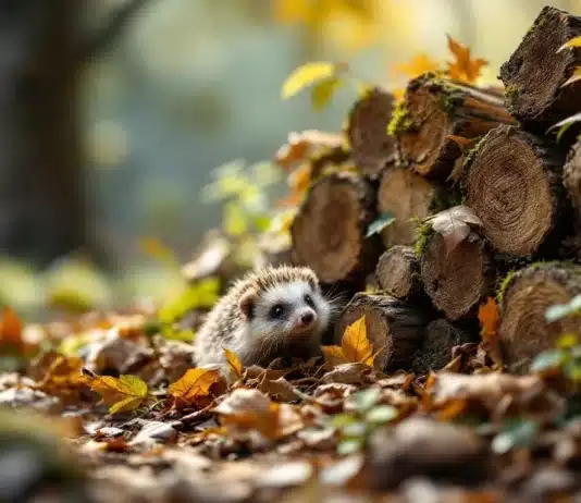 Préparer le jardin pour les auxiliaires : astuces pour favoriser hérissons et insectes utiles grâce aux tas de bois et de feuilles