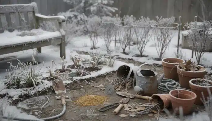 jardinage erreur hiver