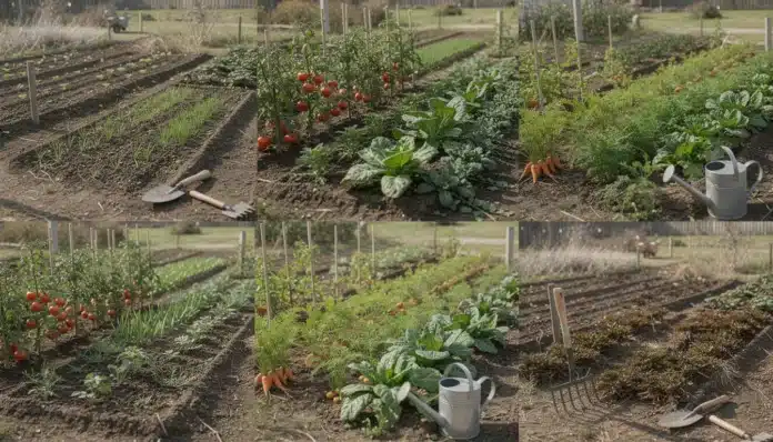 Potager mois par mois calendrier