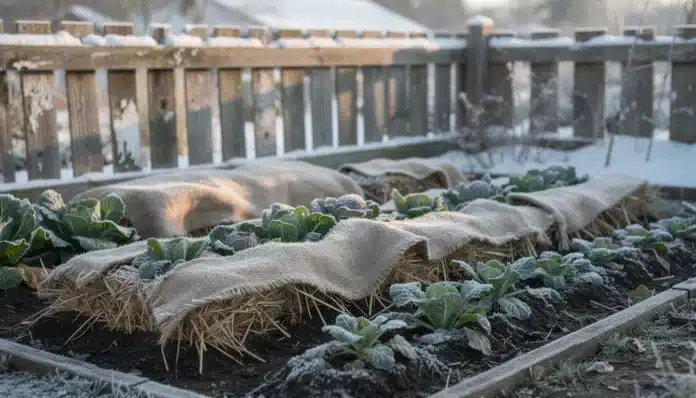 Protéger son potager hiver Protéger son potager hiver