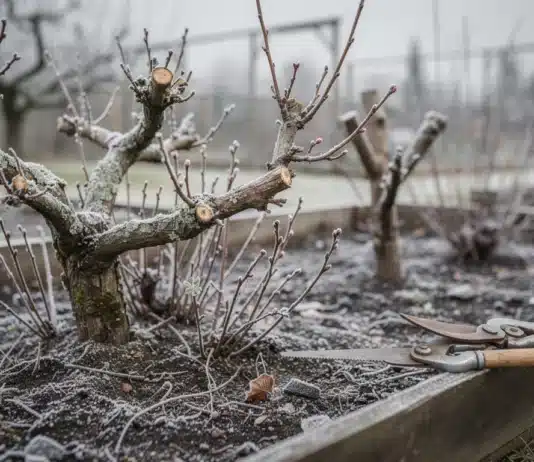 Taille d’hiver des fruitiers et des arbustes utiles au potager : réussir l’entretien pendant le repos végétatif Taille des arbres hiver