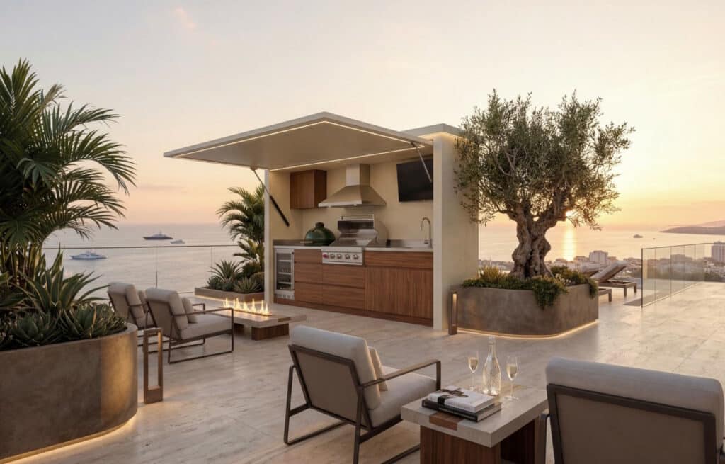 Cuisine extérieur à aménager
