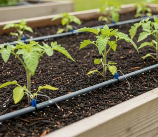Installer un goutte-à-goutte au potager